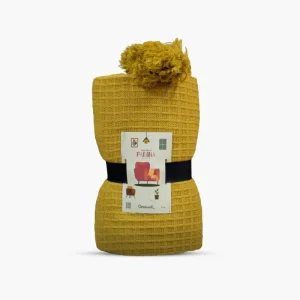 شال مبل پادینا رنگ خردلی