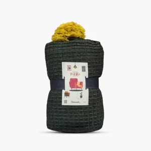 شال مبل پادینا رنگ زیتونی تیره