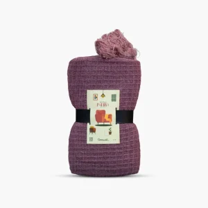 شال مبل پادینا رنگ صورتی کثیف