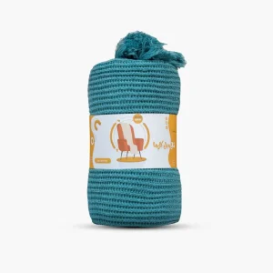 شال مبل کارما - آبی دریایی, 180 * 140 سانتی متر