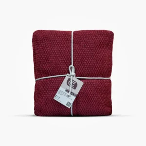 شال مبل سوگل یک - زرشکی, 200 * 140 سانتی متر