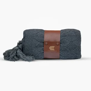 شال مبل لونا - زغالی, 180 * 140 سانتی متر