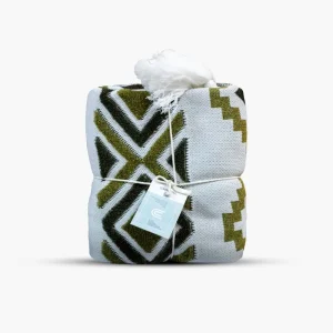 شال مبل پانچ پرتو - زیتونی روشن, 180 * 140 سانتی متر