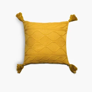 کوسن لونا - خردلی, 43 * 43 سانتی متر