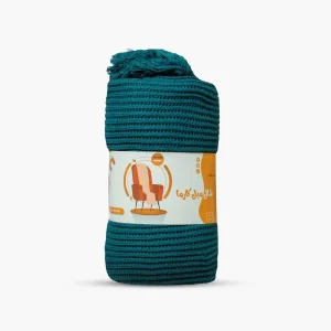 شال مبل کارما - آبی لجنی, 180 * 140 سانتی متر