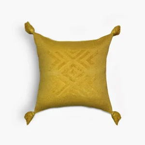 کوسن تمام پانچ تک رنگ - خردلی, 43 * 43 سانتی متر
